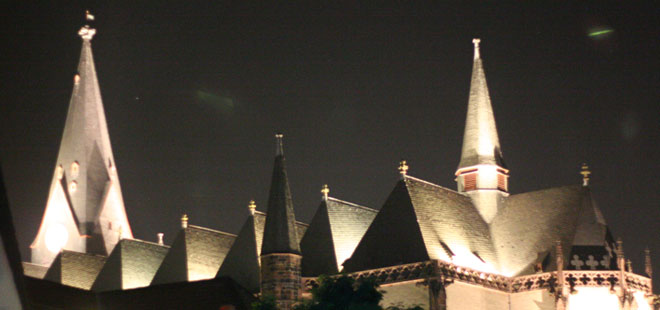 Das Bild zeigt die Stadtkirche, copyright Reiner Strack(IMG_3194)