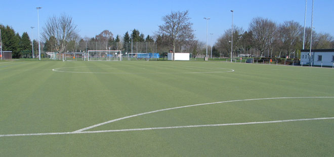 Das Bild zeigt die Sportanlage Burgfeld, copyright Stadt Friedberg (Hessen)