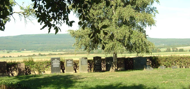 Das Bild zeigt den jüdischen Friedhof, copy Stadt Friedberg (Hessen)