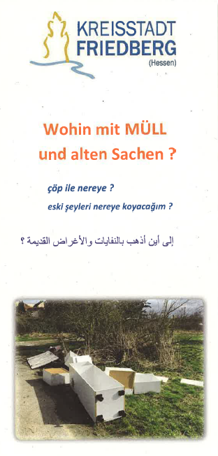 Bild Flyer Müll