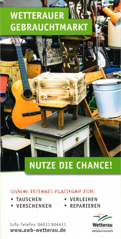 Foto Flyer AWB Wetterauer Gebrauchtmarkt